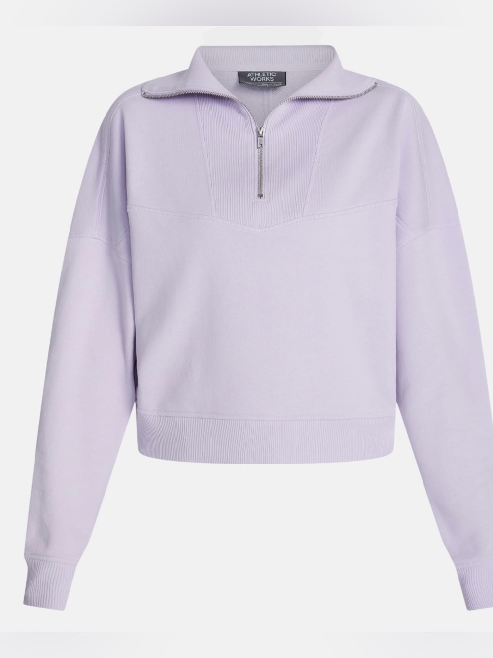Athletic Works Women's Quarter Zip Sweatshirt~XXL